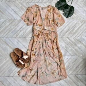 DAYTRIP SHEER BUTTON FRONT KIMONO DRESS | SIZE S​